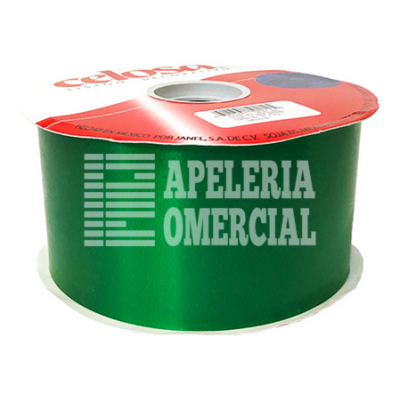 MERCERIA LISTON CELOSA LISO #22 C. VERDE BANDERA